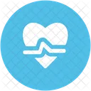 Latido Del Corazon Linea De Vida Pulsacion Icon