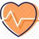 Latido Del Corazon Frecuencia Cardiaca Pulso Del Corazon Icon