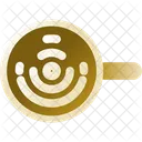Latte Art Latte Kaffee Symbol