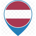 Latvia Flag World Icon