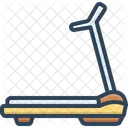 Laufband Fitness Kraft Symbol