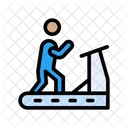 Laufen Maschine Laufband Symbol