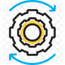 Laufend Fortschreitend Symbol