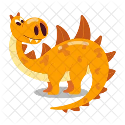 Laufender Dinosaurier  Symbol