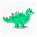 Dinosaurier Aufkleber Dinosaurier Cartoon Dinosaurier Maskottchen Symbol