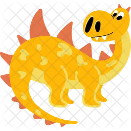 Laufender Dinosaurier  Symbol