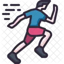 Laufer Sprinter Ubung Symbol