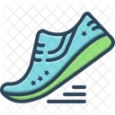 Laufschuhe Laufen Gehen Symbol