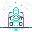 Fahren Lenkrad Chauffeur Symbol