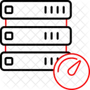 Laufwerksleistung Leistung Analyse Symbol