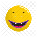 Laugh Emoji Face Icon