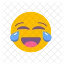 Laugh Face Emoji Icon