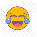 Laugh Face Emoji Icon