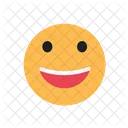 Laugh Face Emoji Emoticons Icon