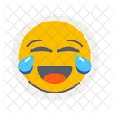 Laugh Face Emoji Icon