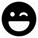 Laugh wink  Icon