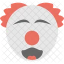 Smiling Clown Emoji Icon