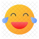 Laughing Happy Tears Icon