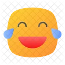 Laughing Happy Tears Icon