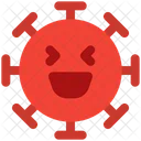 Laughing Coronavirus Emoji Coronavirus Icon