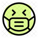 Laughing Emoji With Face Mask Emoji Icon