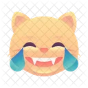 Laughing Cat Emoji Icon