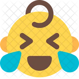 Laughing Baby Emoji Icon