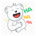 Laughing Bear  Icon