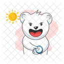 Morning Time Good Morning Happy Bear Icon
