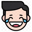 Laughing Boy Boy Face Laugh Icon