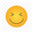 Emoji Laughing Happy Smile Icon