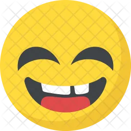 Laughing Emoji Expression  Icon