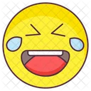 Laughing Emoji Laughing Expression Emotag Icon
