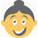 Laughing Woman Emoji Icon