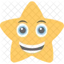 Laughing Star Smiling Icon