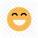 Laughing Face Emoji Emoticons Icon