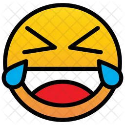 Laughing Face Emoji Icon
