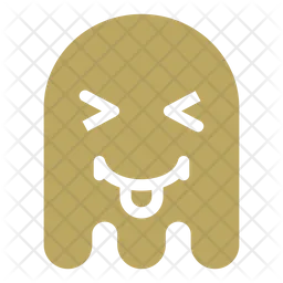 Laughing ghost Emoji Icon