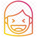 Laughing Girl  Icon