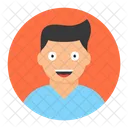 Laughing Laugh Boy Icon