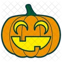 Halloween Pumpkin Laughing Icon