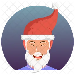 Laughing Santa Emoji Icon