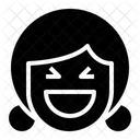Laughter Emotion Face Icon