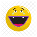 Laughter Emoji Face Icon