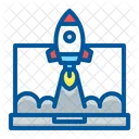 Laptop Launch Project Icon