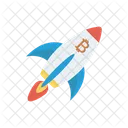 Rocket Bitcoin Startup Icon