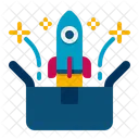 Launch Startup Rocket Icon
