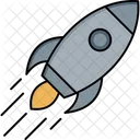 Launch Rocket Startup Icon