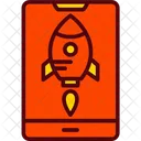 Launch Mobile Rocket Icon