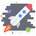 Rocket Space Startup Icon